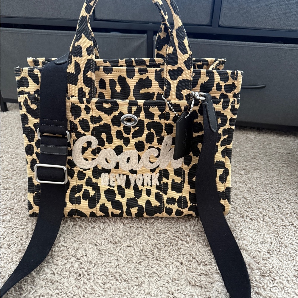 Coach Leopard Print Tote Bag